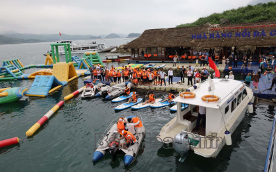 Khu du lịch hồ Hòa Bình đạt ba tiêu chí khu du lịch quốc gia