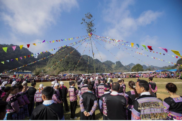 Gau Tao Festival 2024 of Mong ethnic group in Hang Kia, Pa Co - Mai Chau